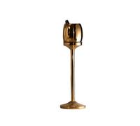 Secchio per birra in acciaio inox a doppio strato, conservazione del calore, isolamento a freddo, per karaoke, champagne, vino rosso, birra, ghiaccio, grani, ghiaccio (dorato)