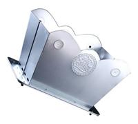 Secchio per Bruciare in Acciaio Inox Argento, Comodo | Spazi Esterni e Aree Arieggiate, Lavorazione Fine, Facile da Spostare, Uso Quotidiano