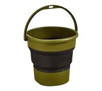 Secchio per campeggio - Secchio per acqua da pesca portatile pieghevole da 9 litri | Secchio compatto per esterno poco ingombrante con maniglia, multifunzionale, poco ingombrante per escursioni e