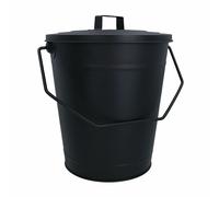 Secchio per carbone con coperchio e pala da 5" contenitore per riordinare cen...