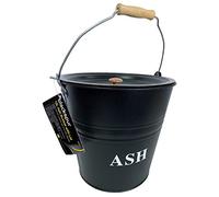Secchio per cenere, con coperchio, 12 l