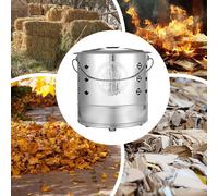 Secchio Per Cenere Da Camino, Barile Di Carta Vuoto Per Bruciare La Per