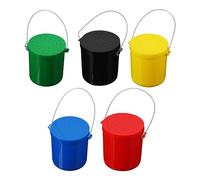 Secchio per esche da pesca, contenitore traspirante con manico e coperchio, contenitore per esche vive, contenitore per esche per conservare esche fresche, accessori per la pesca