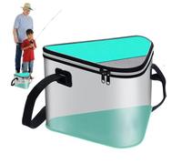 Secchio Per Esche Da Pesca Maniglia Per Il Trasporto Multifunzionale | Vasca Pieghevole Per Conservazione Pesci Per Barbecue Picnic Party All'Aperto Ruscelli Fiumi Laghi Mare Barca Kayak Canoa