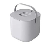 Secchio per filtro da tè, secchio per la raccolta del tè, secchio per la spazzatura del tè, contenitore portatile, secchio per la spazzatura con manico del coperchio, 6,5 l, per tè sfuso