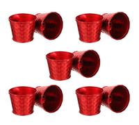 Secchio per fiori piccolo multifunzionale con base di fissaggio per albero di