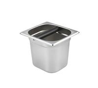 Secchio Per Fondi Per Macchina Da Caffè In Acciaio Inossidabile Ampio Spazio Di Archiviazione Bar Semi-automatico Uso Domestico Macchina Per Caffè Knock Dregs Box Ground Knock Box(17.6 x 16.2 x 15)