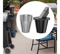 Secchio per grasso professionale, monouso, in alluminio, ad alte