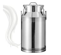 Secchio per il latte pesante, in acciaio inox 201, ideale per la conservazione e il trasporto di liquidi, ideale per uso agricolo e sicurezza alimentare