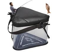 Secchio Per La - Attrezzatura Da Pieghevole | Contenitore Per Esca Viva | per tori Amanti della Natura Padri per Camping Spiaggia Lago Fiume Ruscello Bacino Stagno