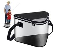 Secchio per la, manico da 12 litri, secchio pieghevole per il prigioniero, per barbecue, picnic, feste, torrenti, laghi, barca, kayak, canoa