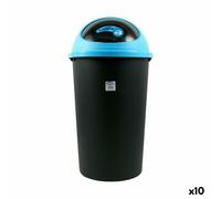 Secchio per la Spazzatura Tontarelli Big hoop Azzurro Nero 50 L 39 x 39 x 72