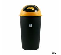 Secchio per la Spazzatura Tontarelli Big hoop Giallo Nero 50 L [10 Unità]