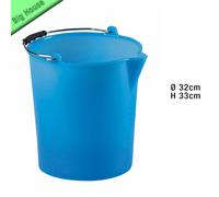 SECCHIO CON BECCO diametro 32cm 17lt AZZURRO