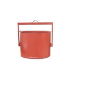 Secchio per montacarichi, Made in Italy - secchione in lamiera per Paranco, Portata - secchio Porta Attrezzi da Lavoro per Uso in Cantiere Edile o Domestico Resistente agli Urti (60LT)