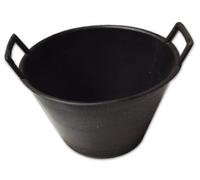 Secchio per Muratore in Pvc Maurer misura 34 cm 2 Manici colore Nero