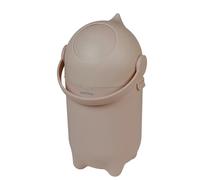 Secchio per pannolini Nattou Dropy, antiodore, facile da aprire con una sola mano, 49,5 x 28 cm, polipropilene/ABS, tortora