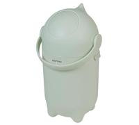Secchio per pannolini Nattou Dropy, inodore, facile da aprire con una mano, 49,5 x 28 cm, polipropilene/ABS, verde