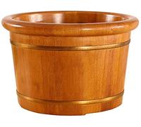 Secchio per pediluvio in legno Bacino per pediluvio in legno Addensare Barile per pediluvio Vaschetta per pediluvi Botte per lavaggio piedi in legno naturale Bacino per pedicure Secchio per massaggi