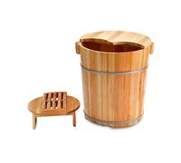 Secchio per pediluvio in legno Bacino per pediluvio in legno, Vaschetta per pediluvio in legno massello, Ciotola per pedicure Massaggio termale Botti per pedicure in abete cinese Botte per pediluvio,
