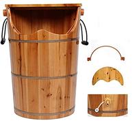Secchio per pediluvio in legno per pediluvio, regalo per la casa, secchio per pediluvio in legno, secchio per pediluvi, vasca per pediluvi per ammollo dei piedi, massaggiatore, pediluvio in