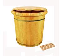 Secchio per pediluvio in legno Regalo per la casa Pediluvio, Barile per pediluvio in legno Famiglia in legno Durevole Salute Secchio per il lavaggio dei piedi Vaschetta per pediluvi In legno