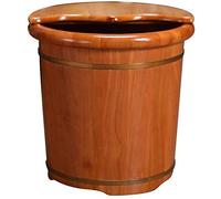 Secchio per pediluvio in legno Regalo per la casa Vaschetta per pediluvi in legno massello Secchio per ammollo dei piedi in legno Secchio per pedicure liscio e delicato Addensare bacino pe