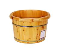 Secchio per pediluvio in legno Secchio per pediluvio per piedi ammollo, Secchio per lavaggio piedi durevole per la salute della casa in legno, Realizzato in legno massello di cedro (dimensioni : A)