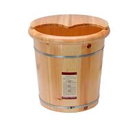 Secchio per pediluvio in legno, secchio per pediluvio, vasca da bagno in legno per pedicure, vasca per piedi per piedi in ammollo, bacino per piedi per adulti (taglia : B) (A) Super facile da usare