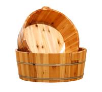 Secchio Per Pediluvio In Legno,vaschetta Per Pediluvio In Legno Massello Per Piedi In Ammollo,ciotola Per Pedicure Premium Botti Per Pedicure Per Massaggi Spa Per Pedicure,vaschett(Size:15.3x6.3 Inch)