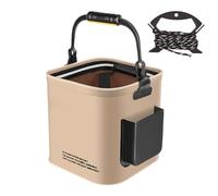 Secchio per pesci vivi, vasca da pesca pieghevole, cestino per protezione pesci, facile da pulire, riutilizzabile, 8 l/13 l per giardinaggio, picnic