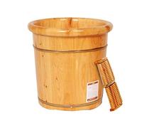 Secchio per Piedi in Botte di Legno per Spa per Piedi, Vasca Spa in Legno Spesso e Robusto per Pedicure e Massaggi, Perfetto per immergere i Piedi, Le Unghie dei Piedi e Le Caviglie Present