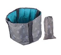 Secchio Per Piedi in Tessuto Oxford Secchi Per Bambini Vasca Da Bagno Pieghevole Vasca Da Bagno Per Bambini Vasca Pieghevole Secchio Pieghevole Per Pediluvio Ammollo Grey Domani PAMINGONO