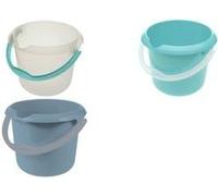 Secchio per pulizia keeeper "mika" rotondo 5 litri manico ergonomico in plastica blu nordico maniglia incassata - 1 pezzo (1170