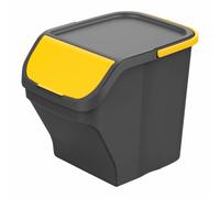 Secchio per Raccolta Differenziata Mondex Stack N' Sort Giallo Grigio 25 L Co