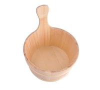 Secchio Per Sauna A Botte - Secchio In Legno Da 4 Litri Con Manico Accessorio Durevole Per Sauna, Pratico Strumento Da Bagno Per, Secchi In Legno Facili Da Trasportare | Strumento Affidabile Per