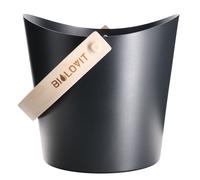 Secchio per sauna in alluminio Bilovit, nero - 7 litri