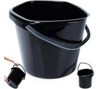 Secchio per tacchino, in plastica, nero, 10 l