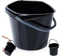 Secchio per tacchino, in plastica, nero, 5 l