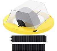 Secchio per trappola per topi, secchio per topi, trappola per topi con coperchio a secchio, compatibile con trappola per topi con ripristino automatico, secchio da 5 galloni, trasparente