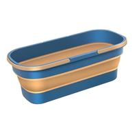 Secchio Pieghevole - Bacinella Plastica Quadrata | Catino Bucato | Vasca Pieghevole Stoccaggio Secchhio Pulizia Rettangolare Multiuso, Secchio Per Lavaggio Galloni Per La Pulizia Del Mop