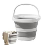Secchio Pieghévole - Contenitore Acqua per Spiaggia - Secchio Pieghevole Antiscivolo Da 10 Litri Con Manico Per Viaggio Giardinaggio Lavaggio Auto