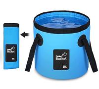 Secchio pieghevole da 5 galloni contenitore d acqua portatile lavaggio con manico per viaggi campeggio trekking pesca giardinaggio