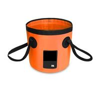 Secchio pieghevole da campeggio Borsa for acqua portatile impermeabile da 12L e 20L, secchio pieghevole, contenitore for , borse for il trasporto, for pesca, campeggio, escursionismo(Orange 20L)