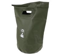 Secchio Pieghevole da Esterni Multifunzionale 15l in PVC | Portatile, per Campeggio e Viaggi in Auto, Struttura Ripiegabile, Colore Verde Militare