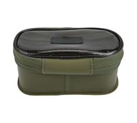 Secchio pieghevole da pesca da 10 l, contenitore per acqua pieghevole in EVA per esche vive e attrezzatura per la carpa, blu grigio 32 cm