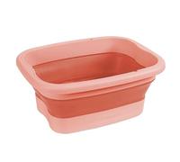 Secchio pieghevole for pediluvio Stoccaggio portatile Massaggio domestico Cura Pediluvio Immergere i piedi isolante Per Piedi(Pink)
