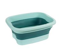 Secchio pieghevole for pediluvio Stoccaggio portatile Massaggio domestico Cura Pediluvio Immergere i piedi isolante Per Piedi(Green)