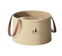 Secchio pieghevole - Multifunzionale secchio da spiaggia portatile | leggero e compatto per la pulizia giardinaggio esterno campeggio Lightweight Foldable Bucket Wash Basin Gardening Outdoor