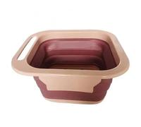 Secchio Pieghevole Per Pediluvio Vasca da bagno pieghevole for pediluvio, vasca for , contenitore for acqua , con a rulli massaggiante, for pediluvi(Pink)